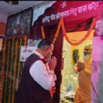 कैबिनेट मंत्री गणेश जोशी ने श्री सिद्धपीठ श्री मानक सिद्ध बाबा मंदिर पहुंचकर प्रदेश वासियों की सुख समृद्धि की कामना।