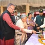 16वीं बटालियन गढ़वाल राइफल्स के 46वें स्थापना दिवस को संबोधित करते सैनिक कल्याण मंत्री गणेश जोशी