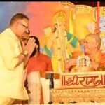 मथुरा में आयोजित श्रीराम कथा में पहुंचे कैबिनेट मंत्री गणेश जोशी, मर्यादापुरुषोत्तम श्रीराम का लिया आशीर्वाद