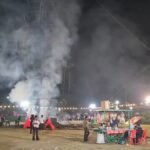 देहरादून: परेड ग्राउंड में पूरा नहीं जल पाया रावण का पुतला, सभी 10 चेहरे और हाथ नहीं जले